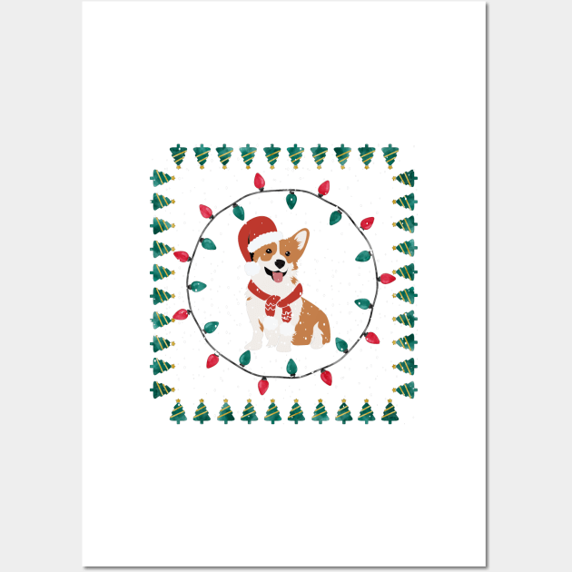 Westie Christmas Tree Dog Wall Art by GraphicsLand